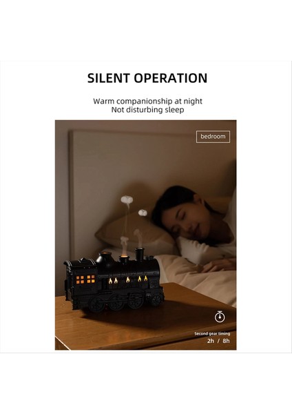 Tren Aromaterapi Difüzörleri Hava Nemlendiricisi Mist Maker Koku Esansiyel Yağ Retro Difüsör Uzaktan Kumanda Ab Fişi (Yurt Dışından) fiyatları