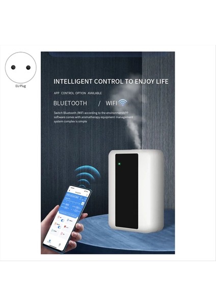 Bluetooth Wifi Yağlar Difüzör Otel Odası Kokusu Için Ev Uçucu Yağlar Difüzör Eu Fişi (Yurt Dışından) modelleri