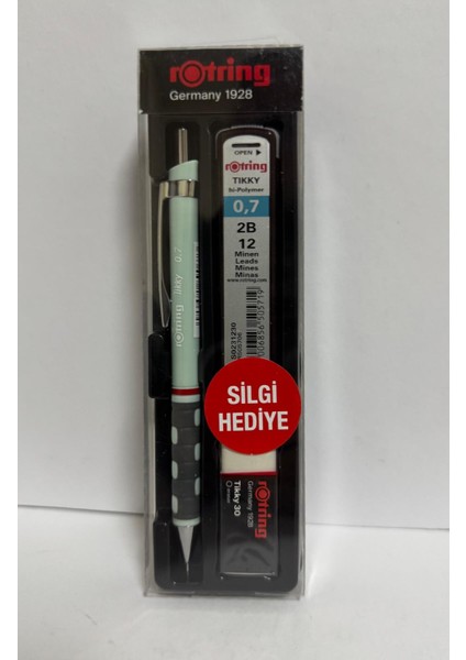 Versatil Opal Mavi Kalem 0.7+Min+Silgi Hediye