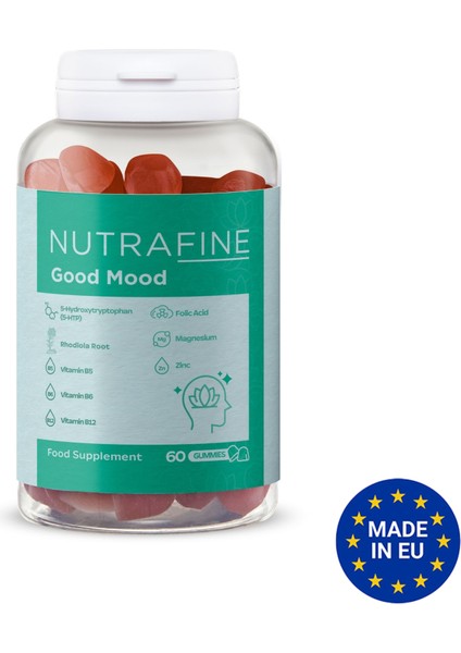 Good Mood Gummy, Duygu Durumu Destekleyici, 5-Htp & Rodiola Içerikli Vitamin Gummies