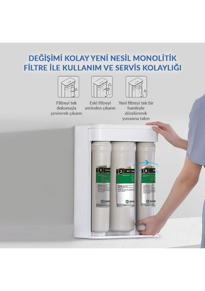 A. O. Smith 600DF Membranlı ve Tanksız Su Arıtma Cihazı