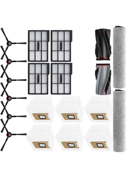 Uyar Eufy Omni E28/E25 Parçaları Ana Yan Fırça Rulo Paspas Hepa Filtre Toz Torbası Yedek Aksesuarlar (Yurt Dışından) fiyatları