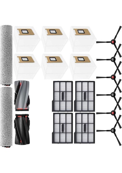 Uyar Eufy Omni E28/E25 Parçaları Ana Yan Fırça Rulo Paspas Hepa Filtre Toz Torbası Yedek Aksesuarlar (Yurt Dışından) modelleri