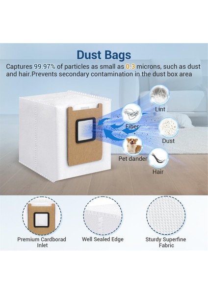 Uyar Eufy Omni E28/E25 Parçaları Ana Yan Fırça Rulo Paspas Hepa Filtre Toz Torbası Yedek Aksesuarlar (Yurt Dışından) indirimleri