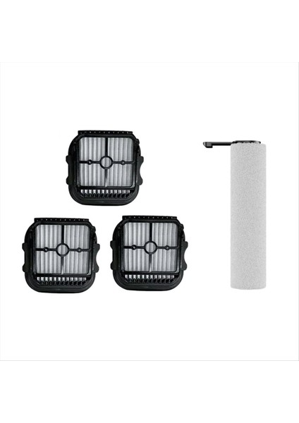 4 Adet Rulo Fırça ve Filtre Jonr ED12 Pro Max Akülü Islak Kuru Elektrikli Süpürge Yedek Parçaları Vakum Fırçası Filtresi (Yurt Dışından) modelleri