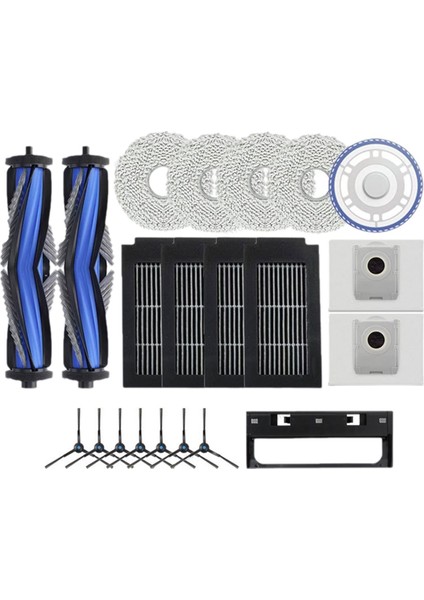 Ecovacs Için T50 Pro OMNI/T50 Otomatık DDX67 Elektrikli Süpürge Aksesuarları Ana Yan Fırça Paspas Bezi Hepa Filtre Toz Torbası Parçası (Yurt Dışından) modelleri