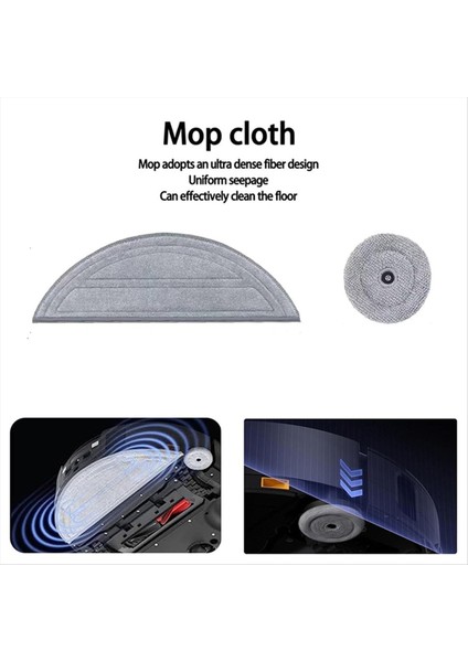 Ana Fırça Yan Fırça Aksesuarları Roborock Saros 10/roborock S9 Maxv Ultra Süpürge Filtre Paspas Bezi Seti (Yurt Dışından) fırsatları