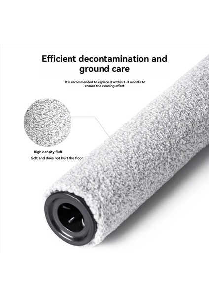 2x Midea Gx5 Zemin Scrubber Vakum Yedek Rulo Fırça Yıkanabilir Sünger (Yurt Dışından) fırsatları