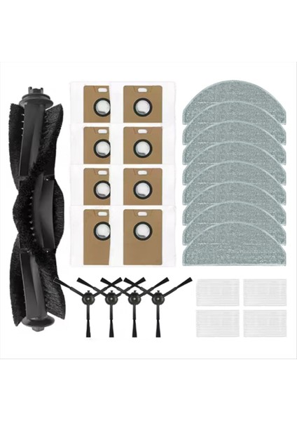 25 Adet Lydsto R1 KENAR/R1D Kenar Miwhole M9 Lite Roidmi Eve Kale Yedek Parça Vakum Fırça Paspas Bezi Filtre Toz Torbası (Yurt Dışından) fırsatları