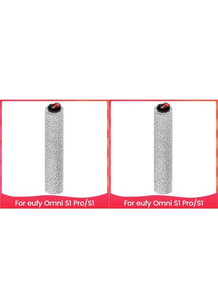 2x Haddeleme Paspas Aksesuar Seti Yedek Rulo Fırça Eufy Omni S1 Pro/s1 Elektrikli Süpürge Yedek Parçaları (Yurt Dışından)