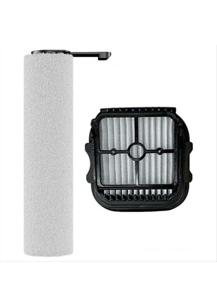 Jonr ED12 Pro Max Akülü Islak Kuru Elektrikli Süpürge Aksesuarı Için Yedek Rulo Fırça ve Filtre Seti 2 Adet (Yurt Dışından) modelleri