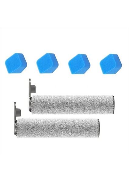 6 Pcs Rulo Fırça ve Sünger Seti Jonr ED12 Pro Zemin Scrubber Yedek Parçalar Ana Fırça Sünger (Yurt Dışından) modelleri