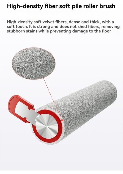 Rulo Fırça Midea S60/S60 PRO/S60 Ultra Zemin Scrubber Yedek Aksesuarlar Elektrikli Süpürge Yedek Parçaları 1 Adet (Yurt Dışından) fırsatları