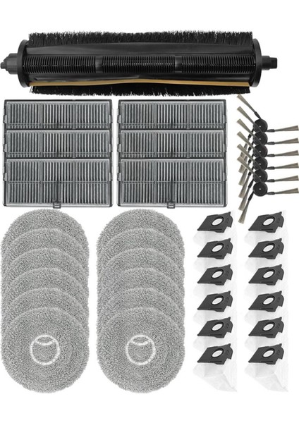 Uyumlu Dreame Mova P50 Pro Ultra Yedek Ana Yan Fırça Hepa Filtre Paspas Pedi Toz Torbası Yedek Parça Aksesuarları (Yurt Dışından) modelleri
