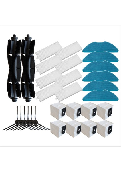 30 Adet Tp-Link Tapo RV30 / RV30 Plus/ RV20 Max / RV20 Max Plus / RV10 / RV10 Plus Yedek Parça Fırça Filtresi Toz Torbası (Yurt Dışından) modelleri