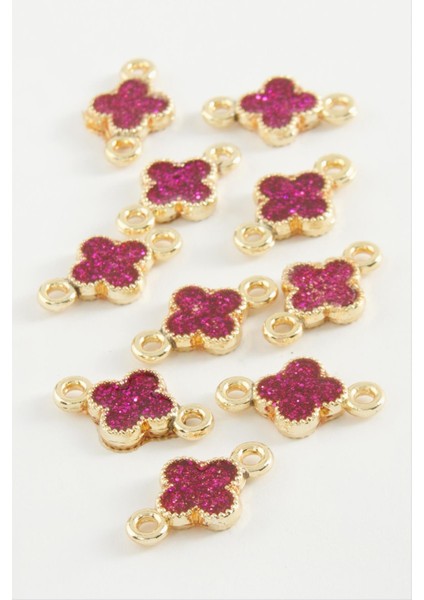 Çiçek Çift Kulplu Mineli Bileklik ve Kolye Ucu Aparatı 1 Adet