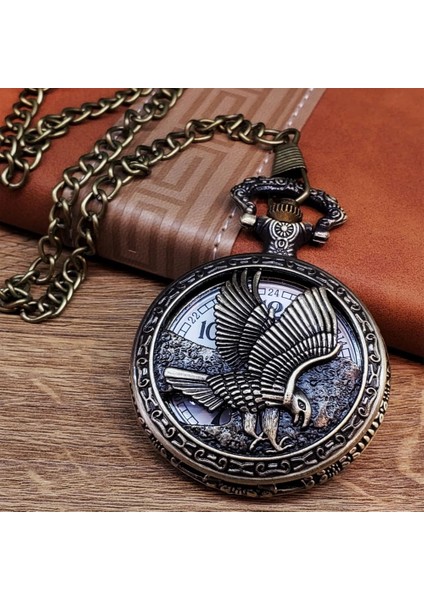 Kartal Tasarımlı Köstekli Saat fiyatları