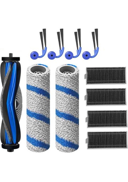 Ecovacs Deebot X11 OMNICYCLONE/X11 PRO/X11 Pro OMNI/X11 Elektrikli Süpürge Ana Yan Fırça Filtre Tamburu Için 11 Adet (Yurt Dışından)