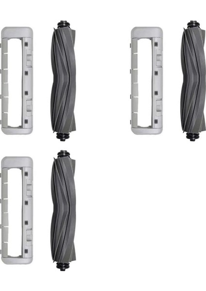 3x Ana Fırça Kapağı Dreame Bot L10S Pro L10S Ultra Robotlu Süpürge Ev Temiz Ev Aletleri Yedek A (Yurt Dışından)