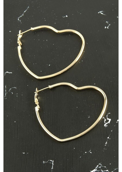 Kalp Trend Küpe 5 cm