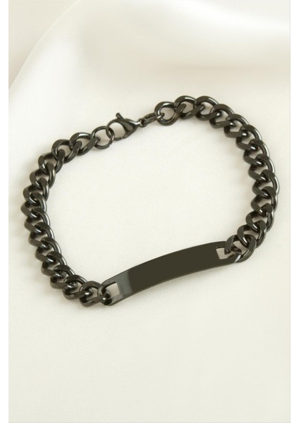 Künye Çelik Bileklik (Isim Yazılabilir)