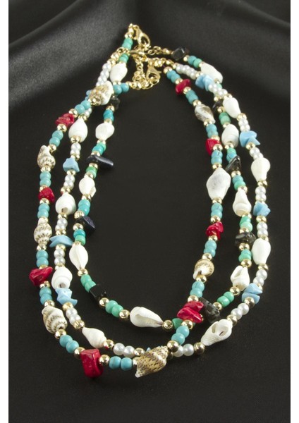 Deniz Kabuğu Boncuk Kolye