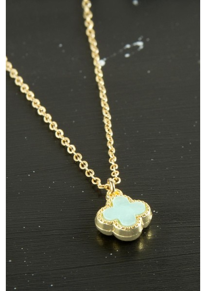 Çiçek Polyester Kolye