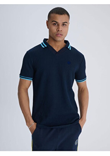 Erkek Polo Triko Detaylı Model TK038EFY10 Lacivert Renkli Tasarım indirimleri