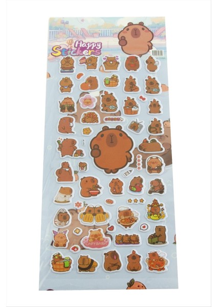 Happy Kabartmalı Sticker