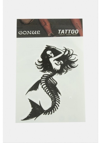 Deniz Kızı Tattoo Dövme Sticker