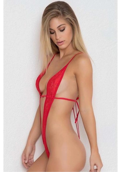 Kadın Dantel Fantezi Iç Giyim Kırmızı fiyatları