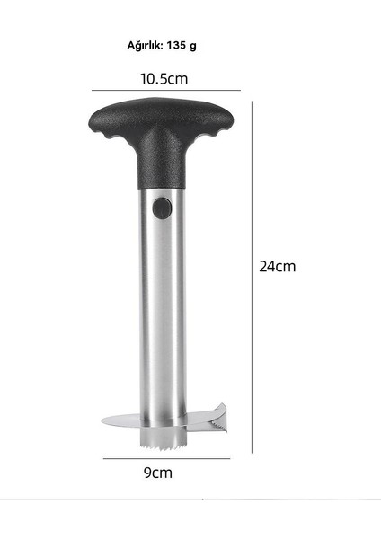 Yaratıcı Ananas Soyucu ve Çekirdek Çıkarıcı (Yurt Dışından) fiyatları