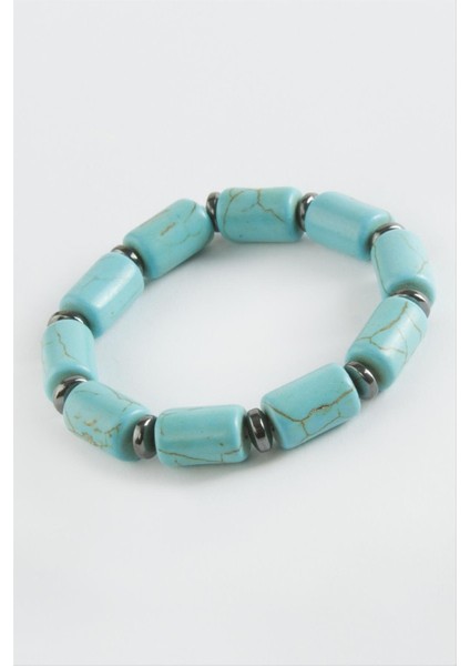 Çocuk Turkuaz Doğaltaş Bileklik 6 mm