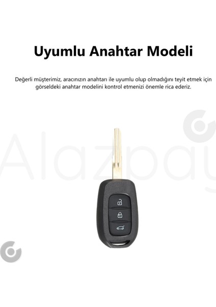Renault Clio Megane Captur Laguna Dacia Duster Sandero Stepway Logan Gümüş Kenar Tpu Anahtar Kılıfı fiyatları