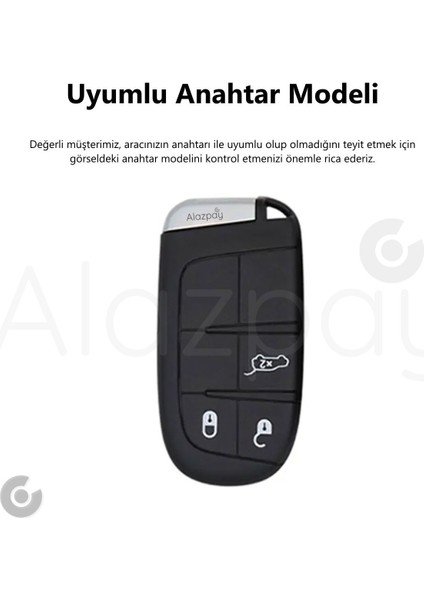 Fiat Egea 500X Jeep Grand Cherokee Wrangler Renegade Compass Chrysler Elmas Kesim Tpu Anahtar Kılıfı fiyatları