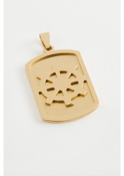 Dümen Çelik Kolye Ucu 4 cm