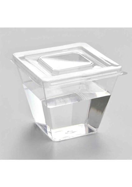 20 Adet Kapaklı Kübik Kase