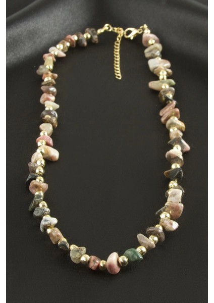 Ieg Hint Akik Kırık Doğaltaş Kolye