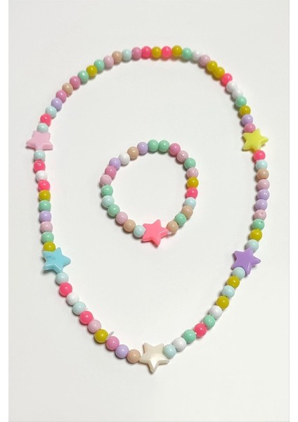 Yıldız Boncuk Çocuk Set Kolye