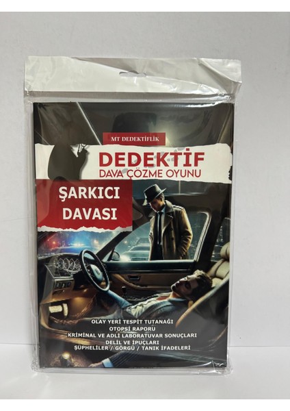 Dedektif Dava Çözme Oyunu Şarkıcı Davası