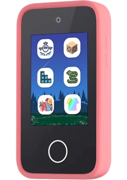 Telefon Modelli Çocuk Dijital Fotoğraf Makinası Çift Kameralı Dokunmatik Ekran 2.0 Ekran