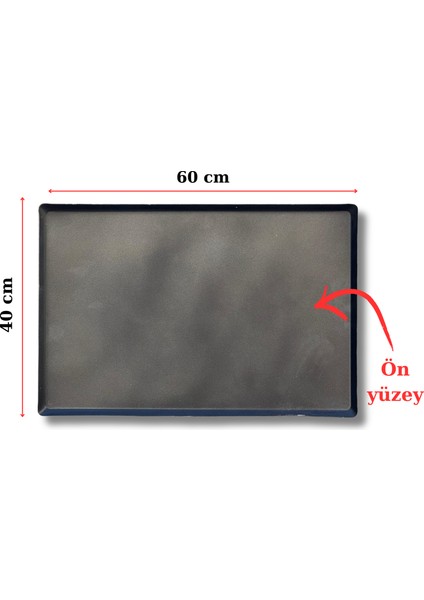 Alüminyum Tepsi Italyan Açılı 40X60 Teflonlu fiyatları