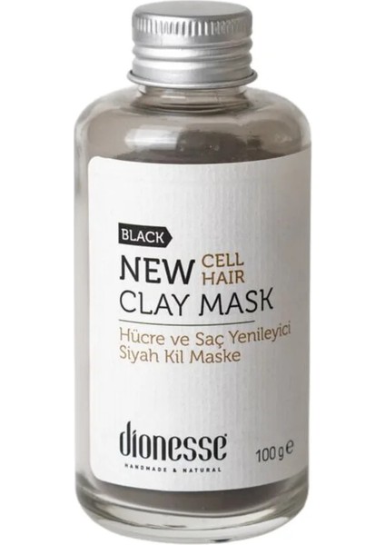 Siyah Kil Saç Detoks Maskesi 100 gr - Hücre Yenileyici, Kepek ve Yağ Dengeleyici Doğal Maske