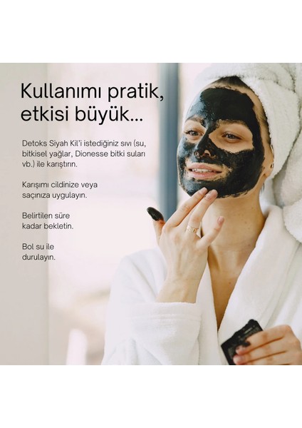 Siyah Kil Saç Detoks Maskesi 100 gr - Hücre Yenileyici, Kepek ve Yağ Dengeleyici Doğal Maske