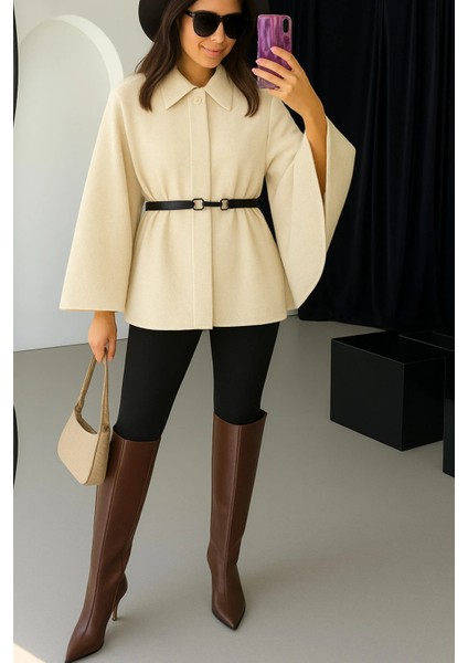 Bej Kaşe Panço ile Kusursuz Kış Stili | Modern Kadınlara Özel fırsatları