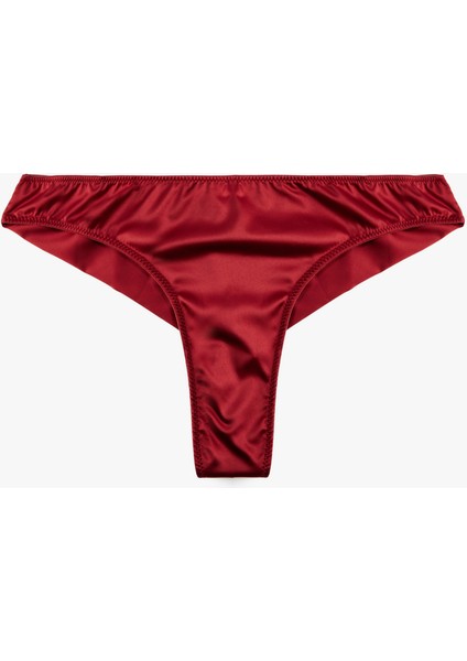 Rahat Kalıp Parlak Brazilian Külot