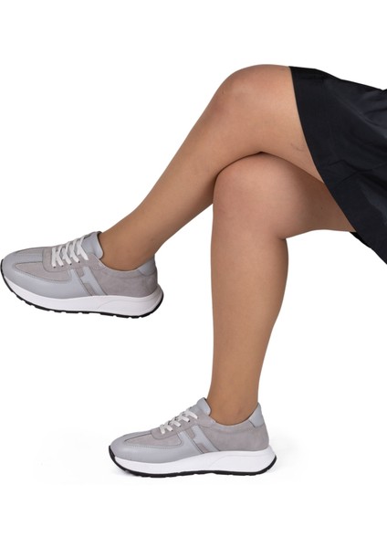 Kadın Hakiki Deri Anatomik Hafif Spor Yürüyüş Ayakkabısı Sneaker modelleri