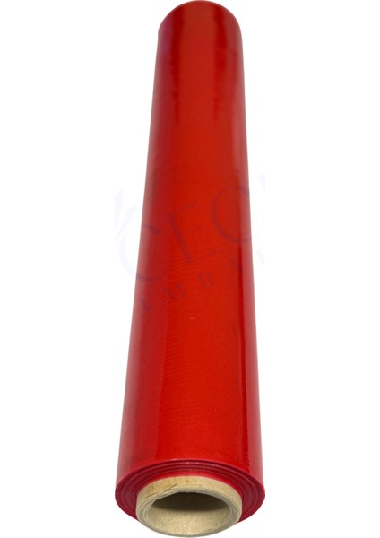 Kırmızı El Tipi Streç Film 23 Mikron 300 Metre Palet Streci modelleri