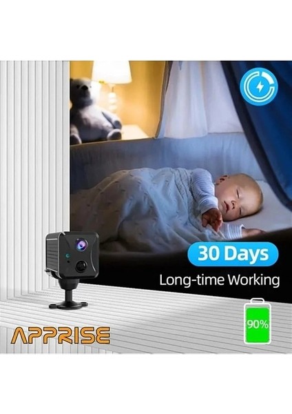 Mini Pır Sensörlü Algılamalı Sesli Konuşmalı 1080P Hd Wifi Kamera modelleri