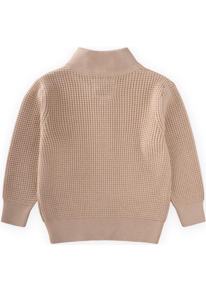 Selanik Fermuarlı Triko Hırka 2-11 Yaş Bej fiyatları